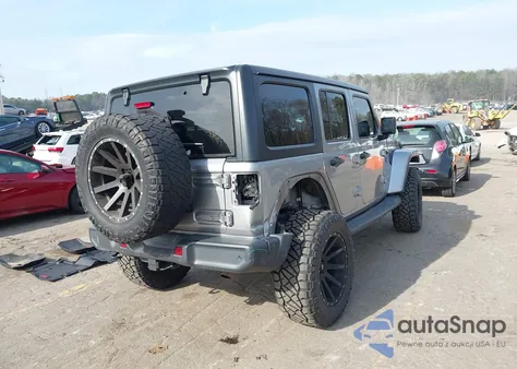 2018 Jeep Wrangler Unlimited Sahara 4X4 из США, поврежденный, VIN 1C4HJXEG1JW149109